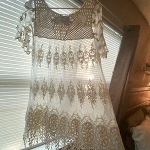 L&B Western Lace Top